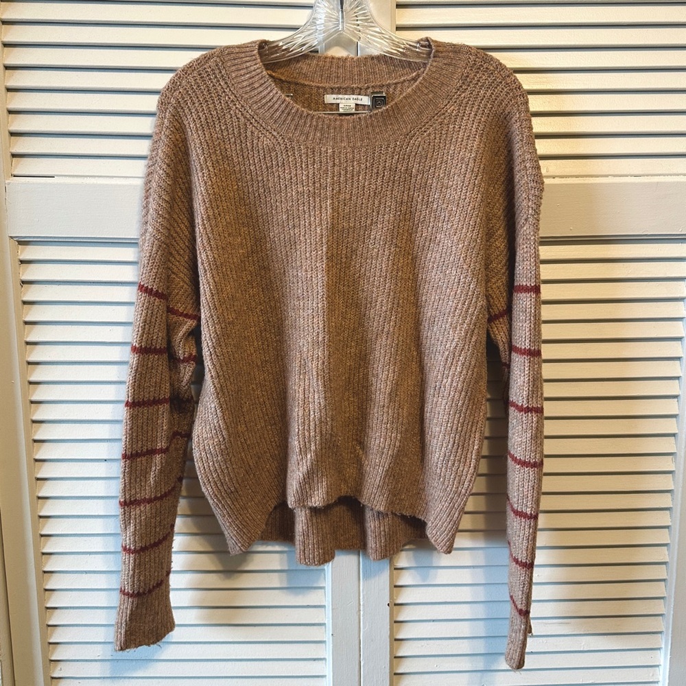 American Eagle Outfitters Tan Sweater